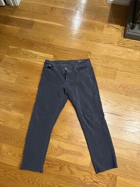 Faherty Slim Stretch Chinos in Dark Grey